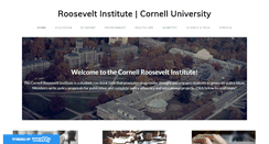 Desktop Screenshot of cornellrooseveltinstitute.org