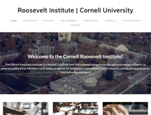 Tablet Screenshot of cornellrooseveltinstitute.org